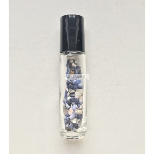 10 ml roller bottle with mineral stones - sodalite