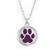 Aroma necklace - paw (20 mm)