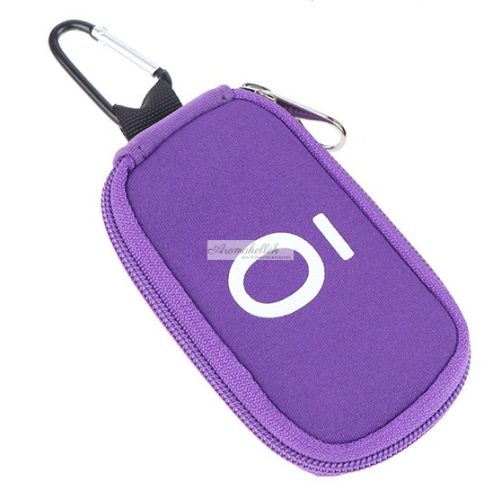 Illóolaj tartó táska kulcstartóval (Doterra logóval) - lila