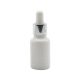 Bottle with dropper cup - 15 ml (white)