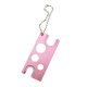 Metal opener for essential oil bottles - puder pink