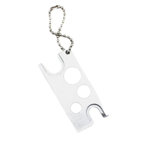 Metal opener for essential oil bottles - silver