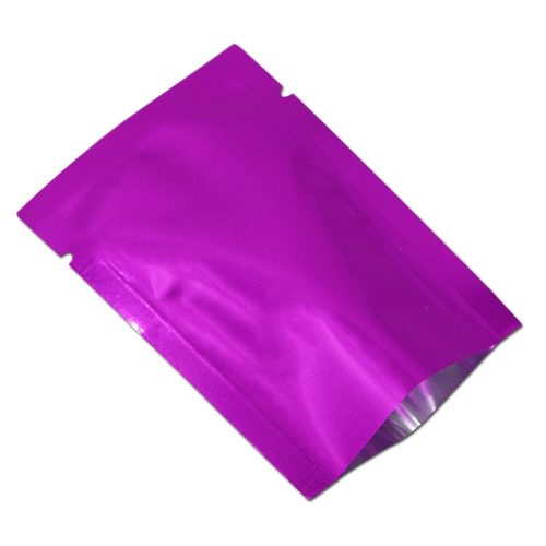 Aluminium foil heat seal - 5x7 cm - purple