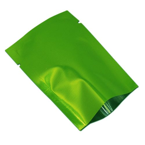 Aluminium foil heat seal - 5x7 cm - green