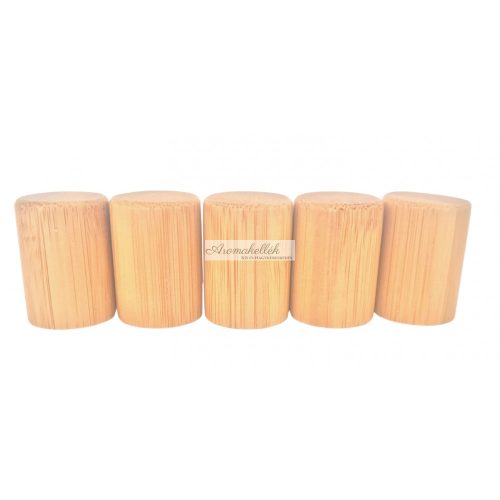 Bamboo cap for roll-on bottles (5 pcs.)