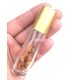Solar braid chakra roller bottle for essential oils - with minerals
