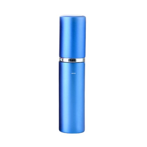 Parfume glass with metal case - 10 ml - blue