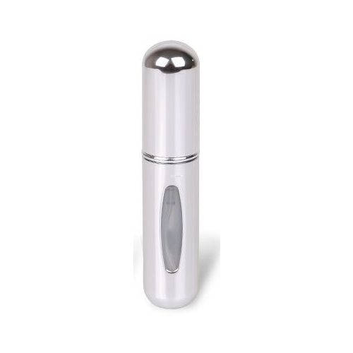 Újratölthető mini parfümös üveg - 5 ml (ezüst)