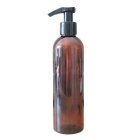 250 ml-es műanyag palack – pumpás fejjel (amber)