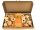  Bath salt, gift set with soap flowers - orange