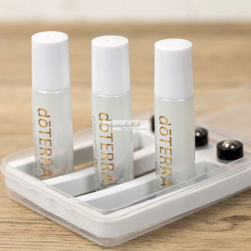 Roll-on glass set in box (transitional white)