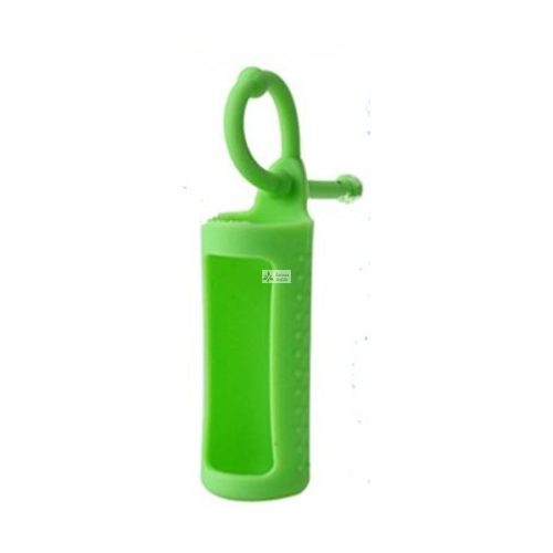 Szilikon illóolaj üvegtartó 10 ml-es üvegekre - zöld