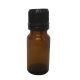 Cseppentős üveg - 10 ml (amber kupakkal)